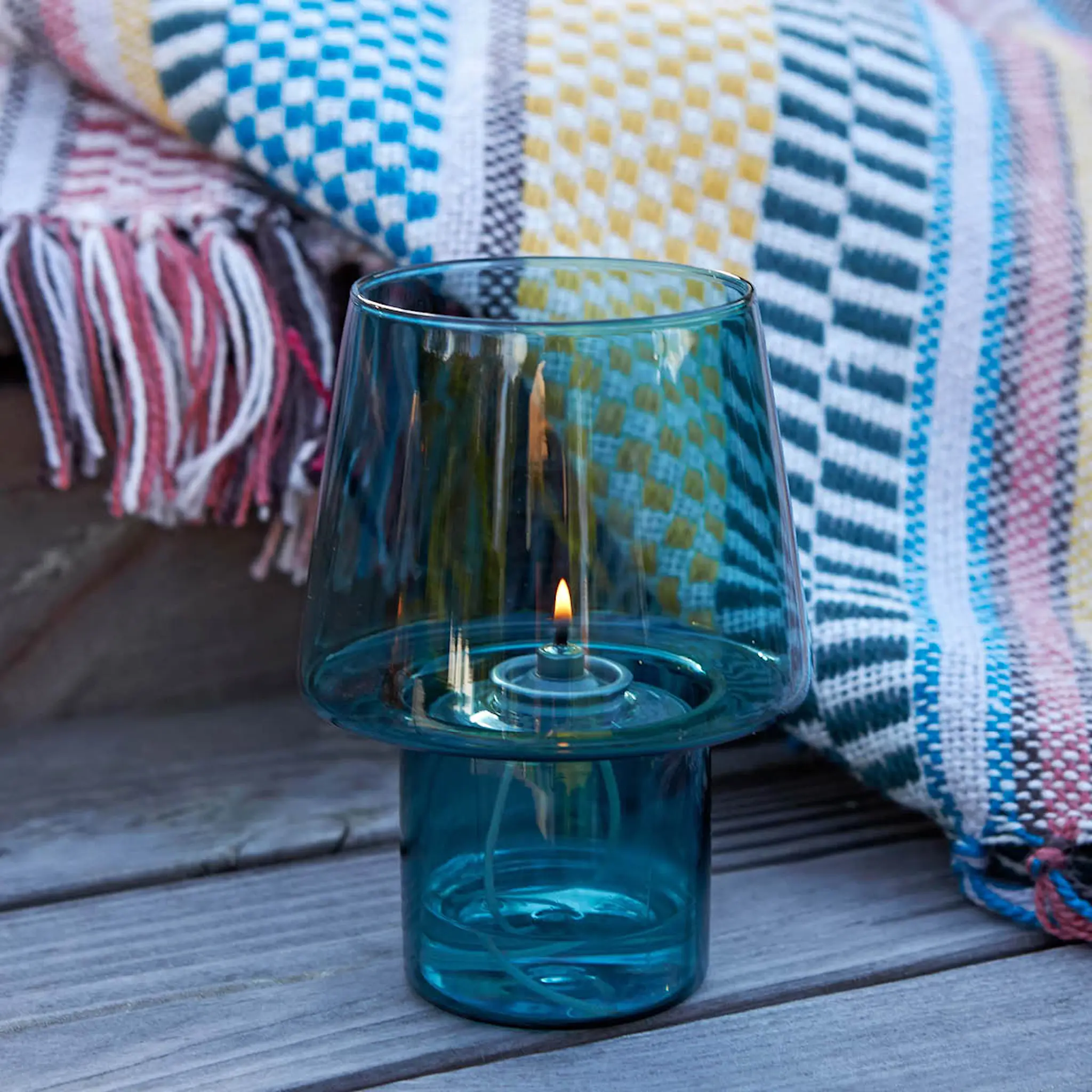 RIG-TIG Viva Hurricane Öljylamppu 10,5x16,5 cm Ocean