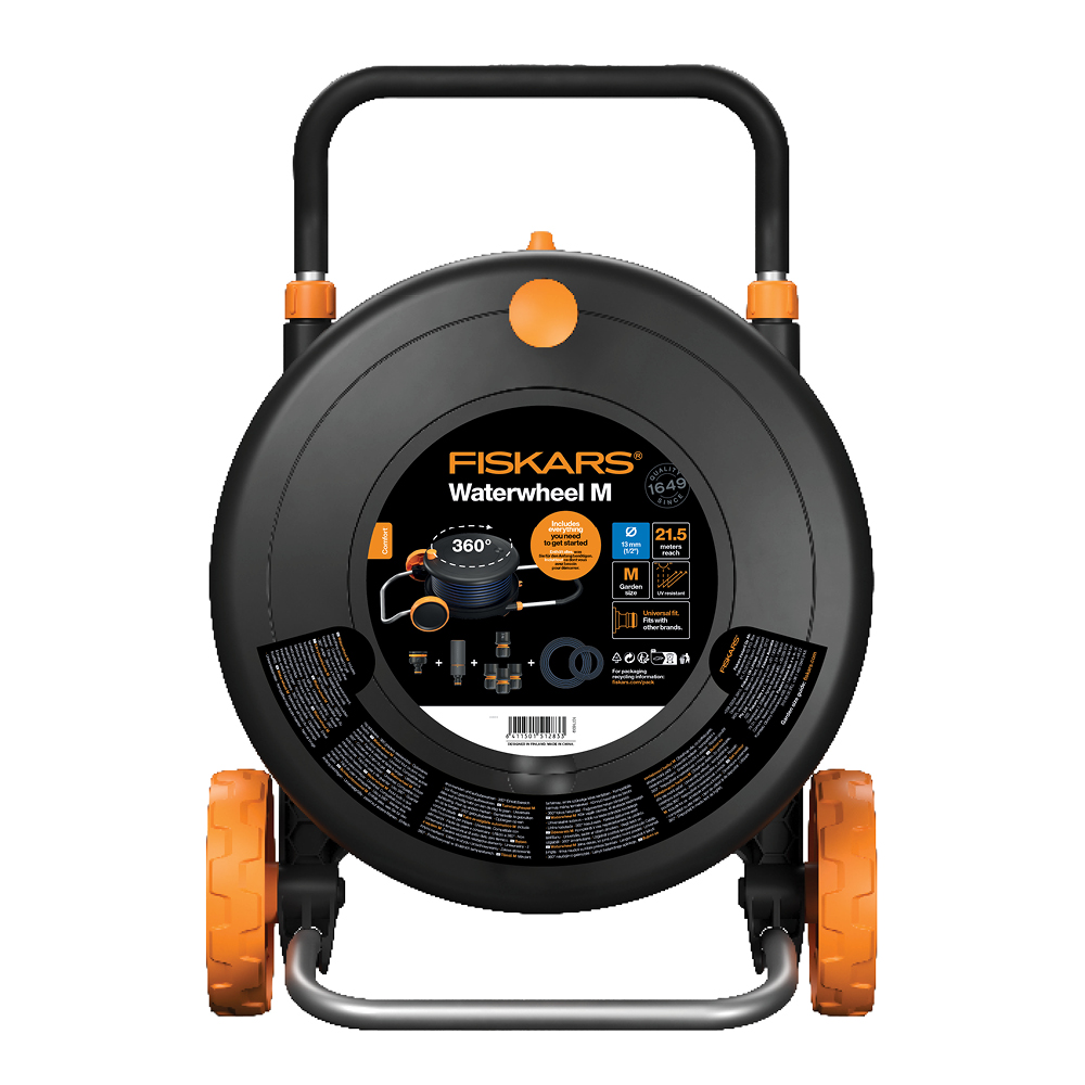 Fiskars Comfort Kärrykastelukela M 13 mm 20m