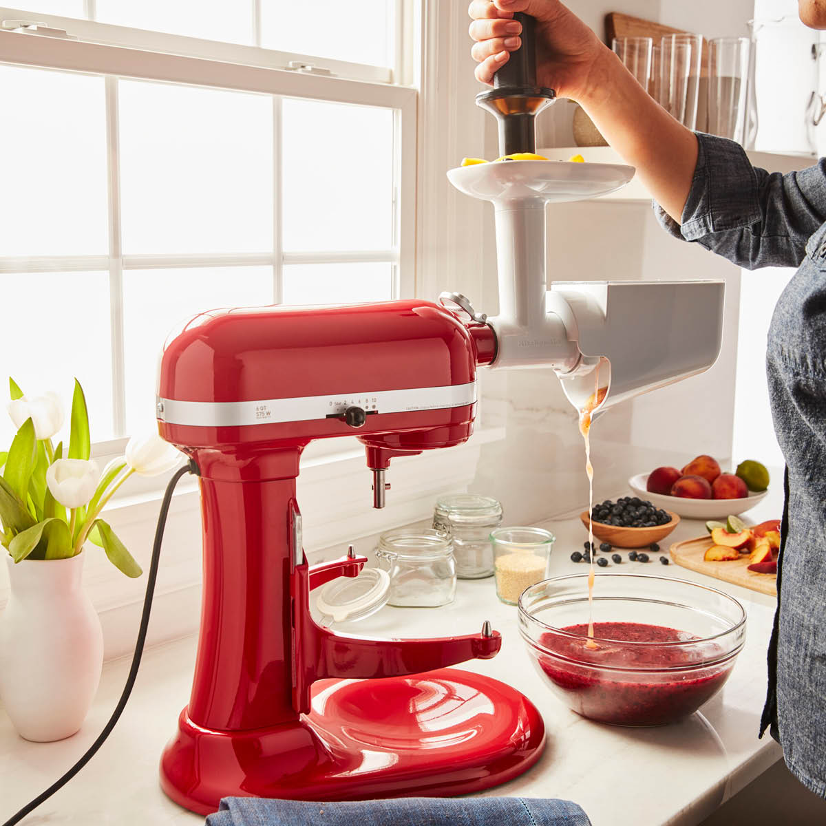 KitchenAid Accessory tilbehørssett 5KSMFVSFGA (5Ksmfga + 5Ksmfvsp) hvit