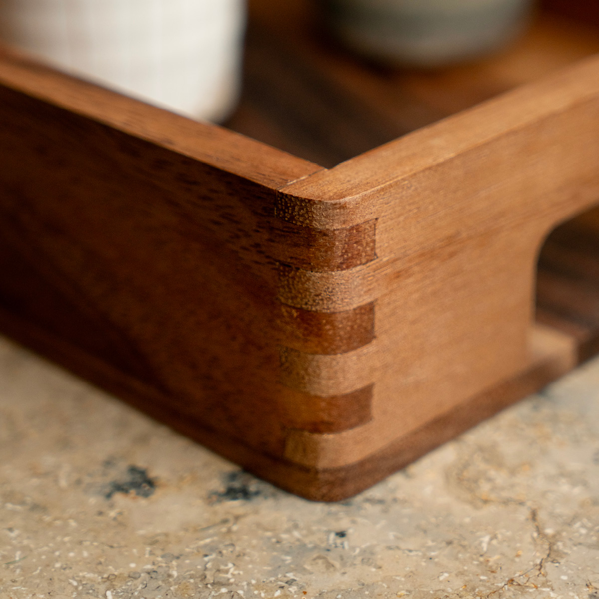 Zassenhaus Serveringsbrikke i akasietre 42x28x6 cm