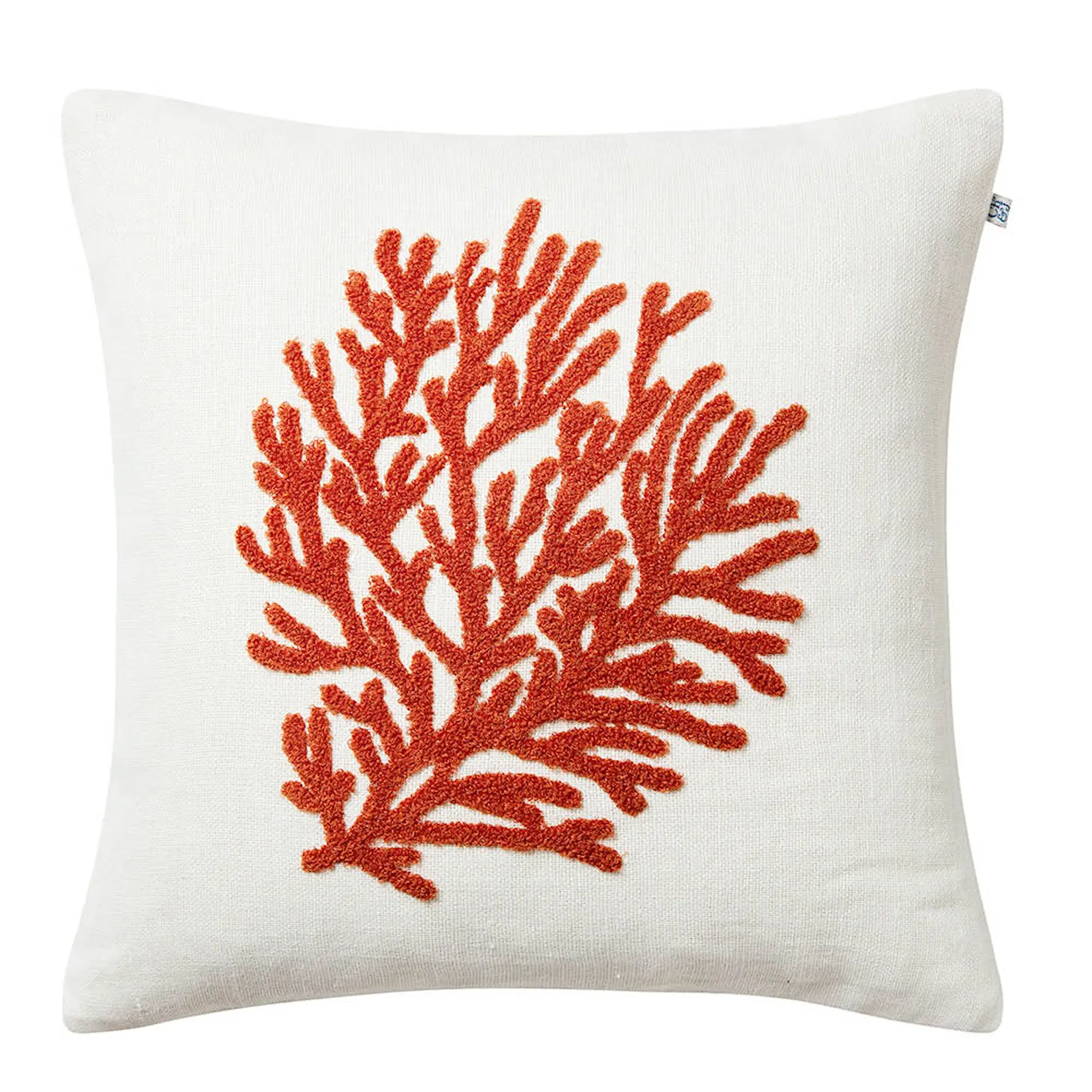 Chhatwal & Jonsson Coral kuddfodral linne 50x50 cm Orange