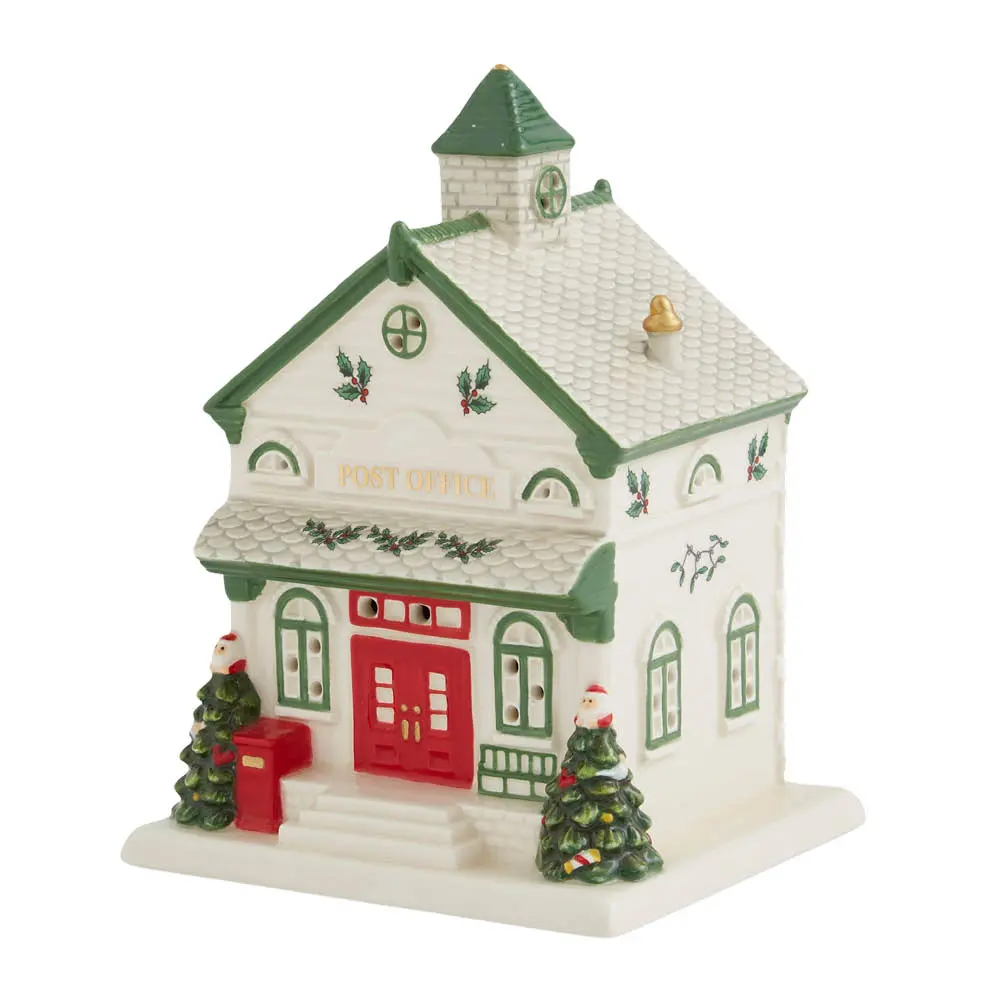 Christmas Tree postkontor LED lykt 17x12,4x10,6 cm