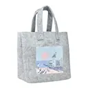 Mumin tygpåse Solnedgång 25x25 cm grå