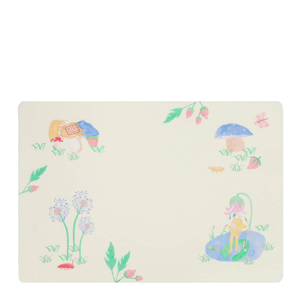 Kähler Hammershøi Kids pöytätabletti 43x30 cm valkoinen