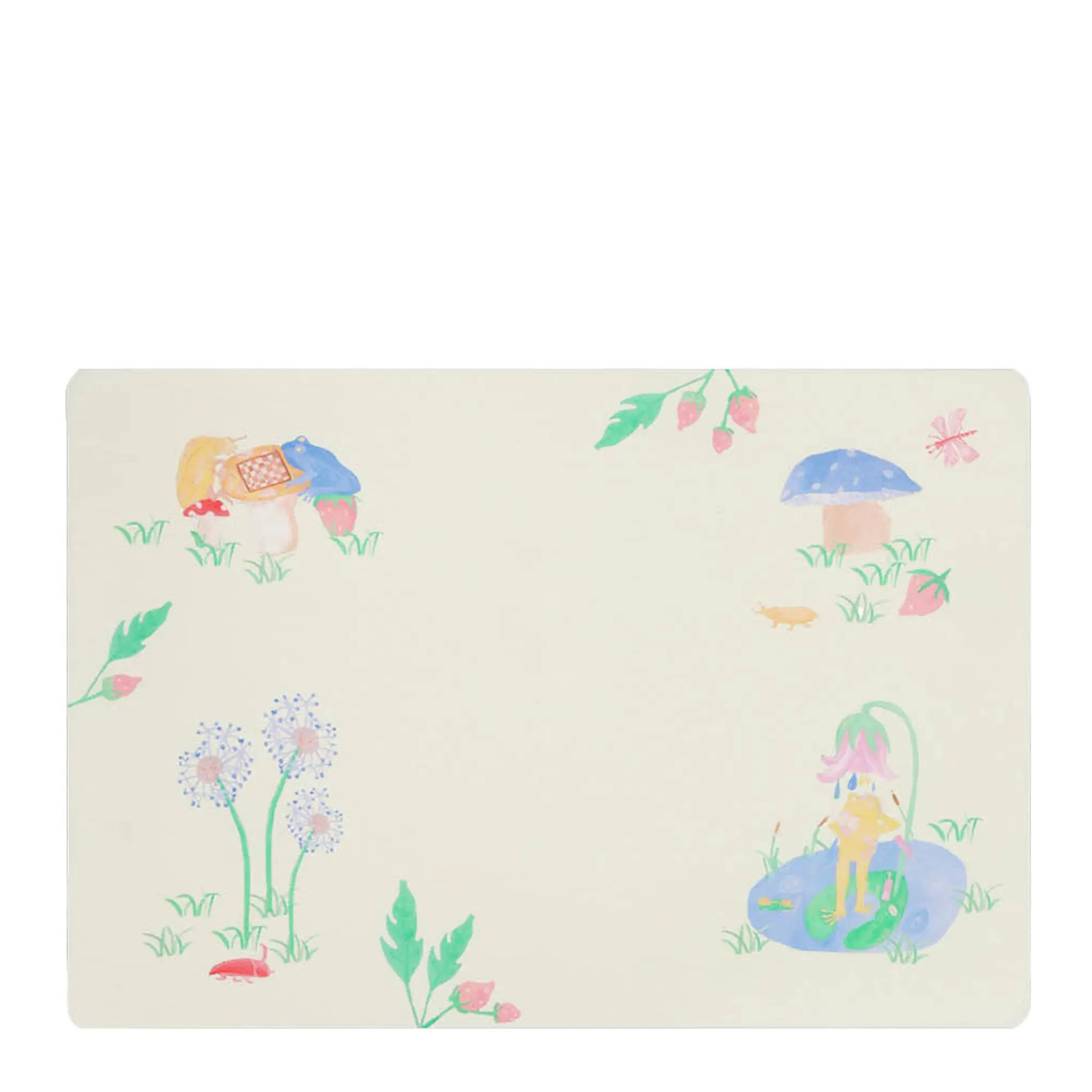 Kähler Hammershøi Kids pöytätabletti 43x30 cm valkoinen
