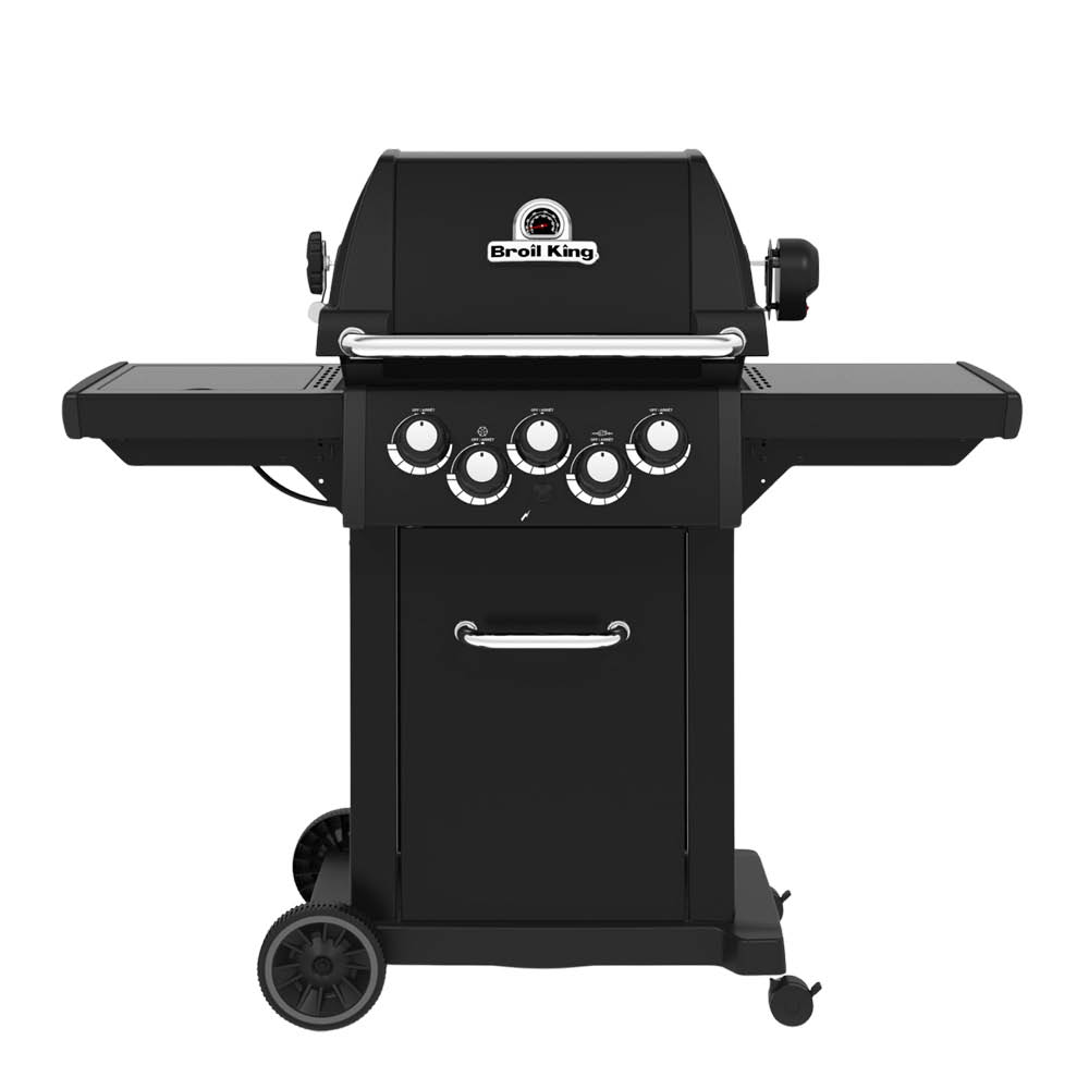 Broil King - Royal 390 Shadow Kaasugrilli + sivukeitin ja varraspaahdin