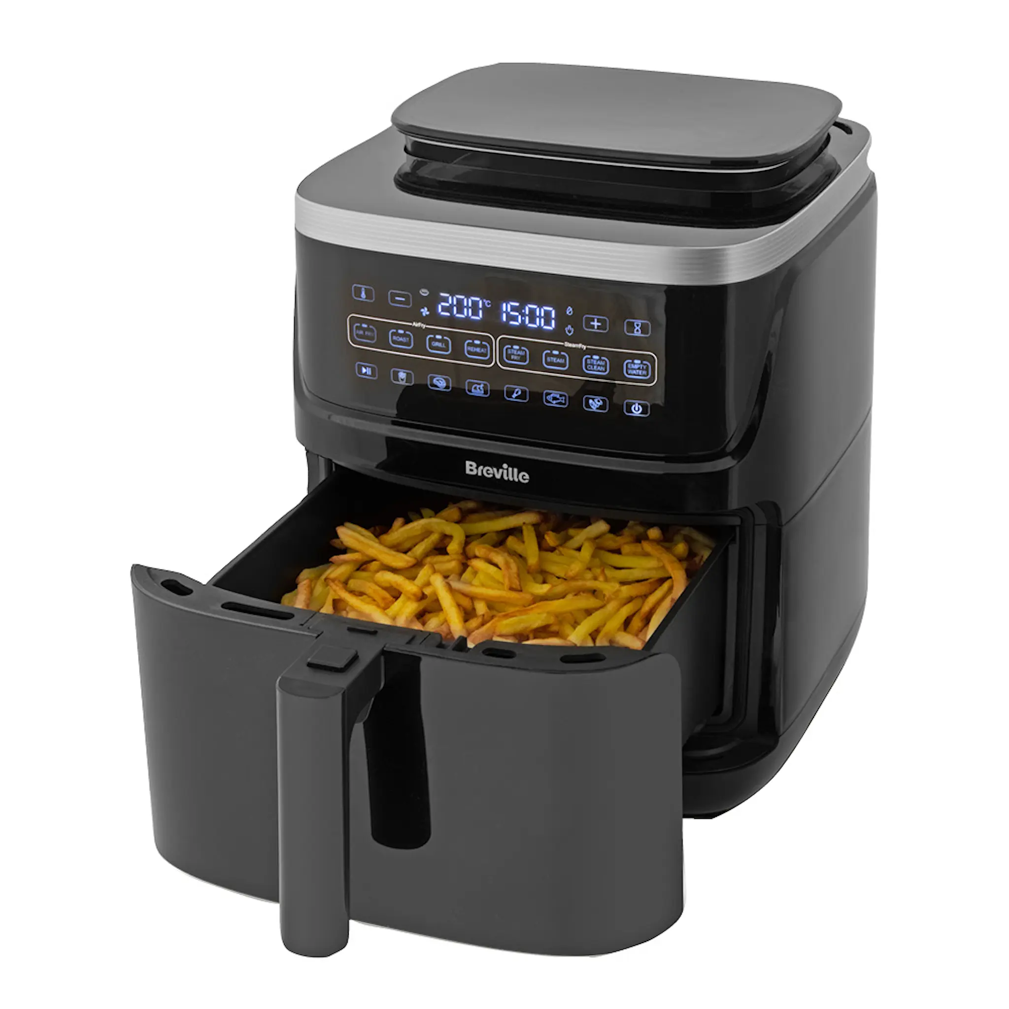 Breville Halo Steam Airfryer 7,5 L Musta