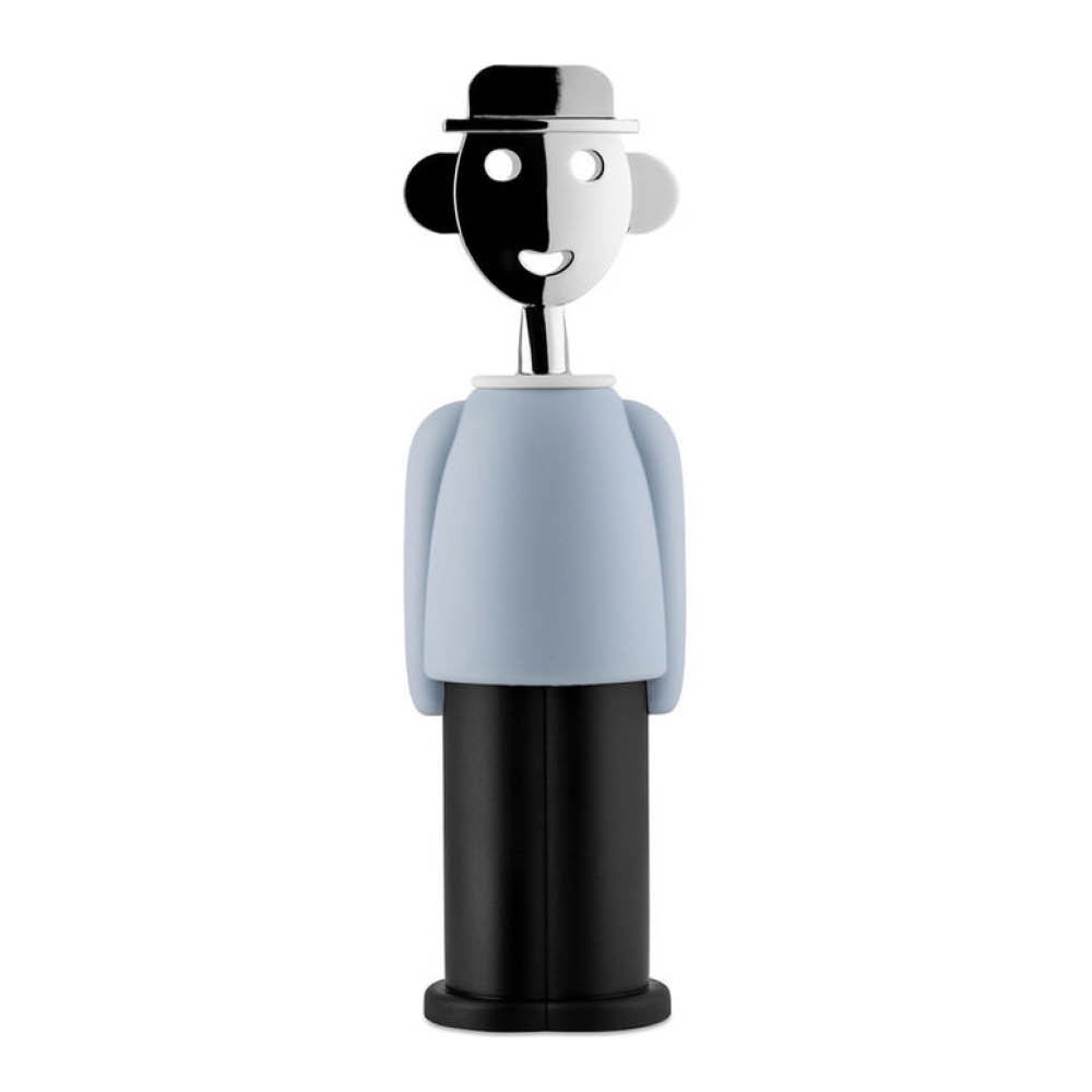 Alessi - Alessandro M. Viinipullonavaaja 21 cm Vaaleansininen