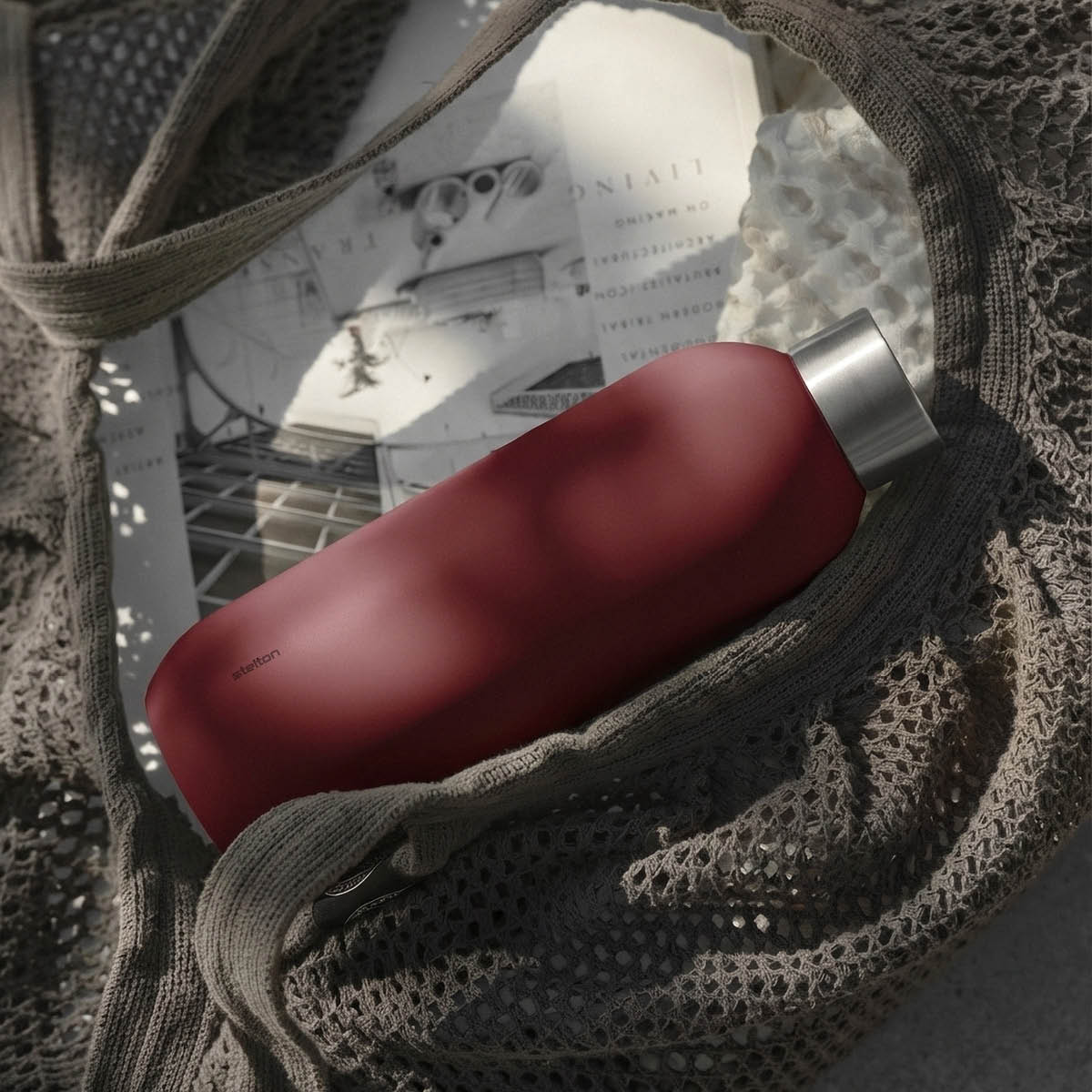 Stelton Keep Cool termosflaska 0,6 L soft cherry red