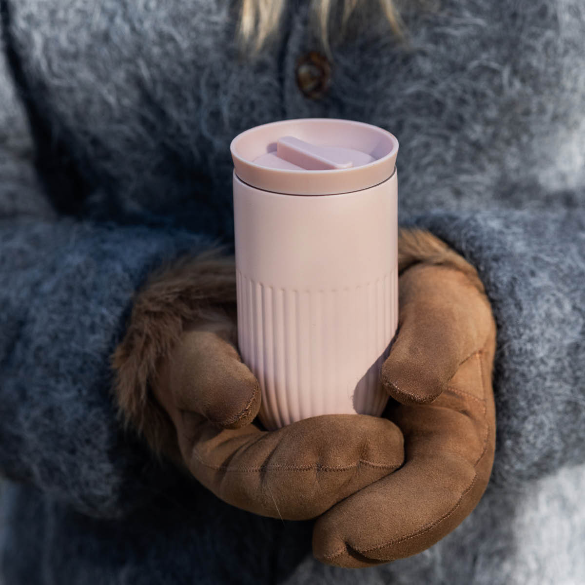 Sagaform Tova Termosmuki 32 cl Vaaleanpunainen