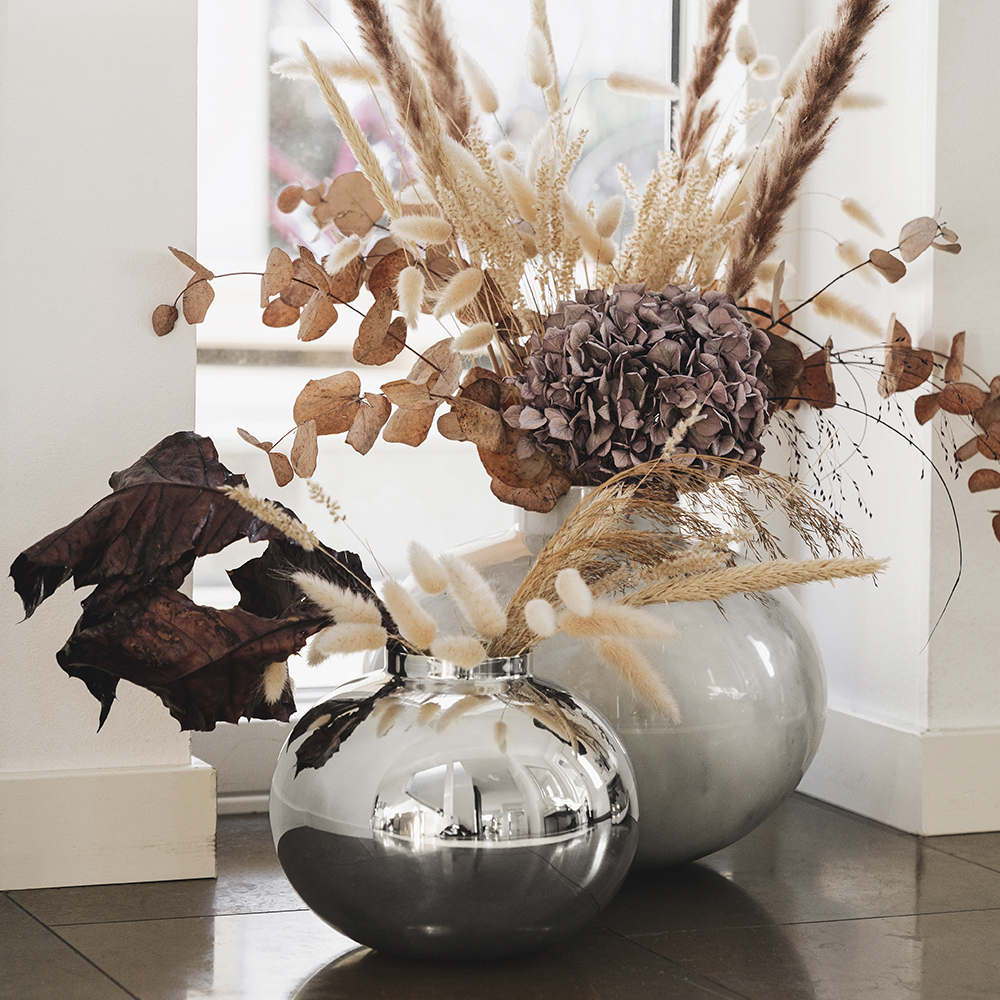 Hilke Amico Maljakko 20 cm Nikkelöity messinki