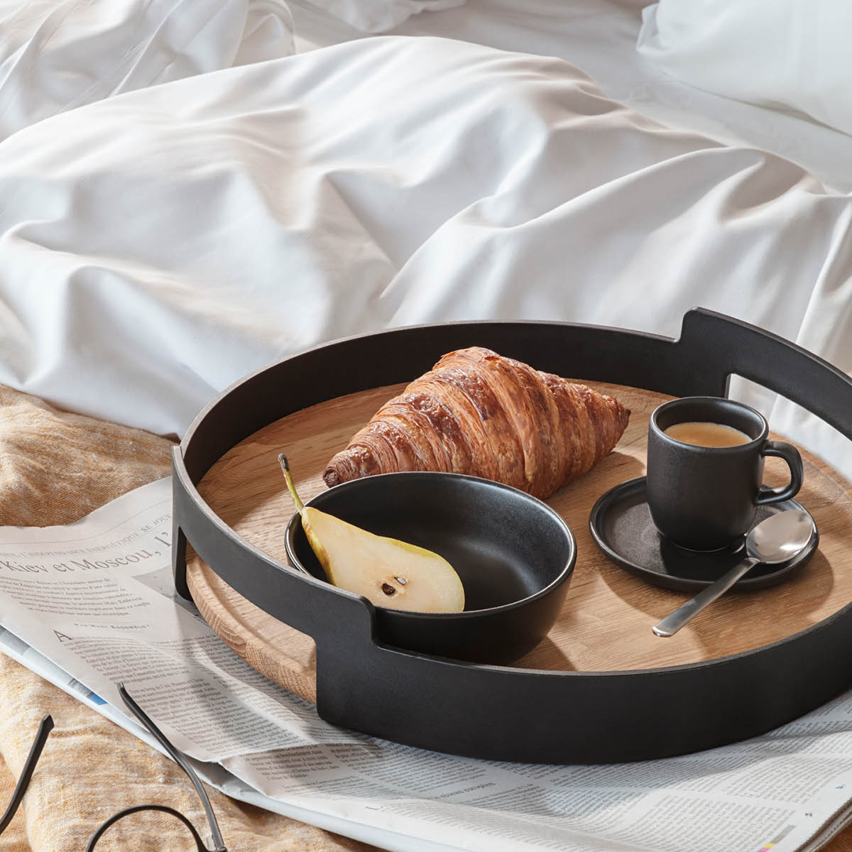 Eva Solo Nordic Kitchen espressokopp m/fat 7 cl svart