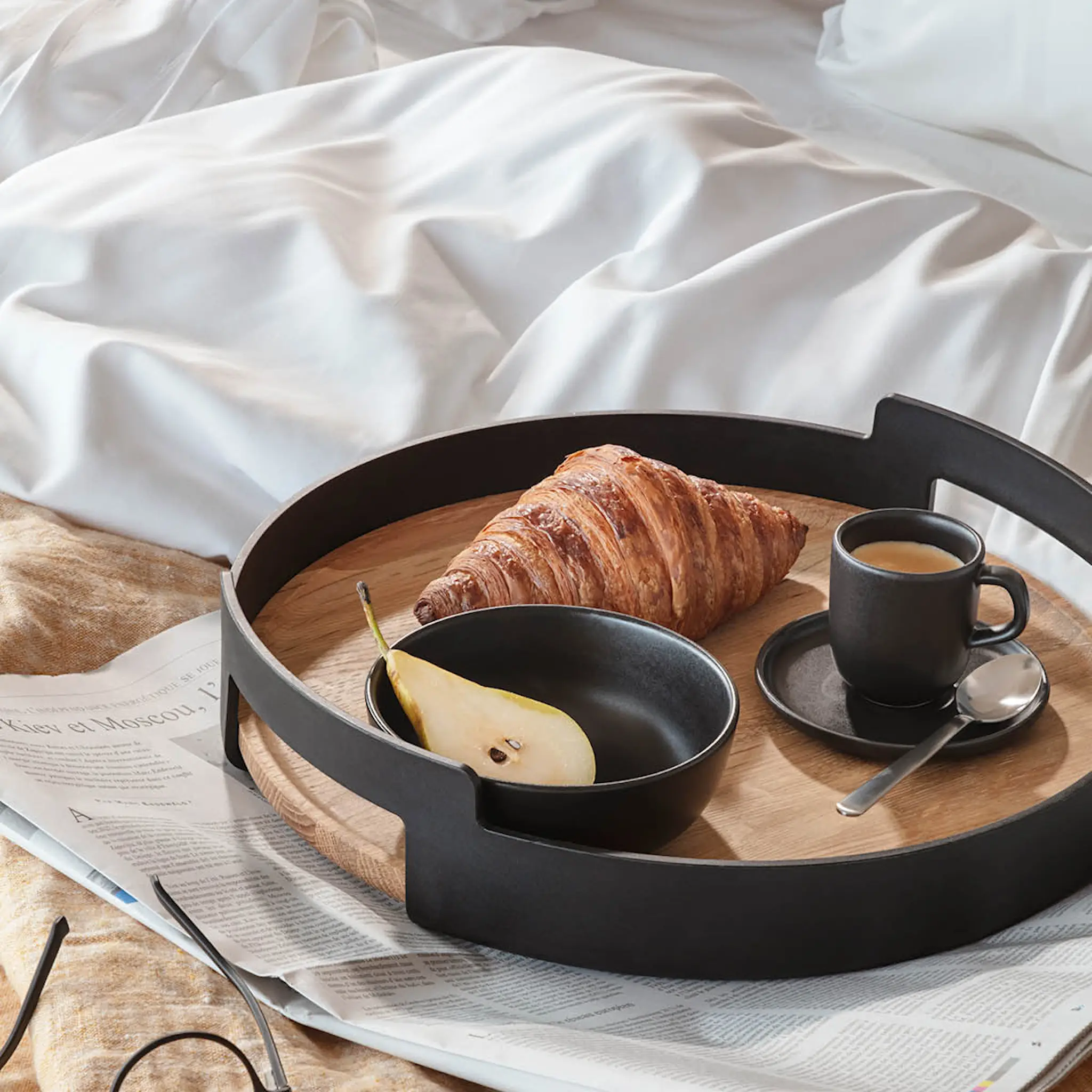 Eva Solo Nordic kitchen Espresso kopp med fat 7 cl Svart