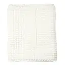 Big Waffle badlakan 150x100 cm vit