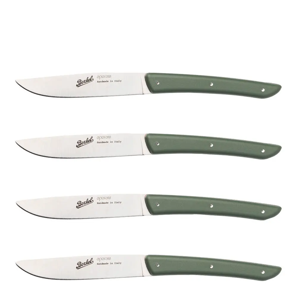 Color Olive Green Pihviveitsi 11 cm 4 kpl