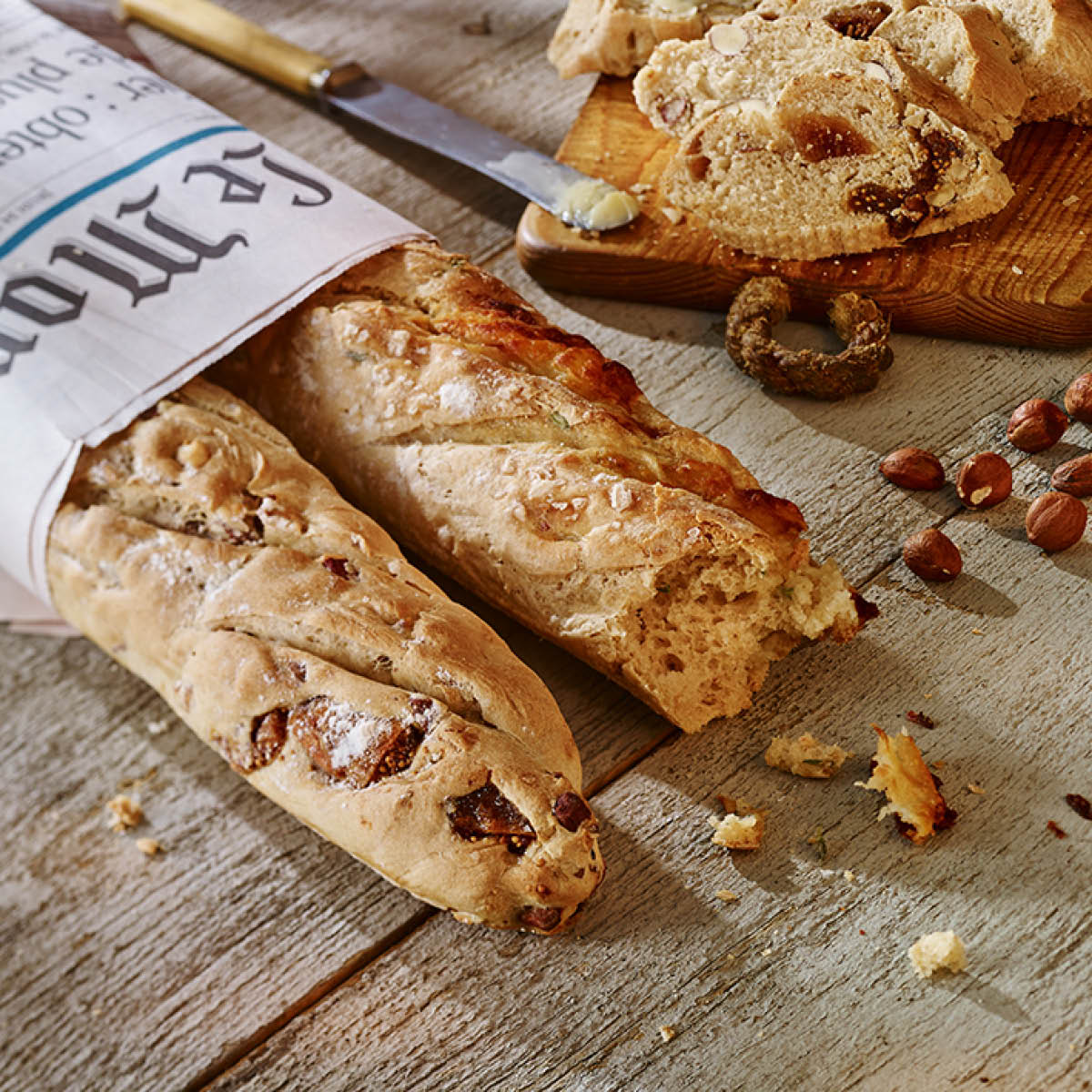 Birkmann Bread Buddies baguetteplåt för 3 st perforerad 38 cm