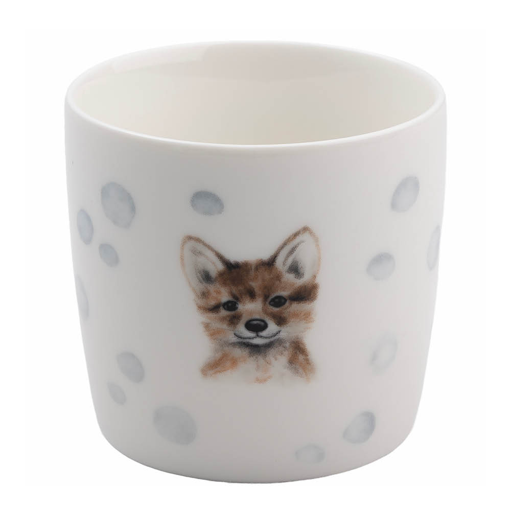 Sögne Home Barnmugg Räv 25 cl vit