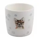 Barnmugg Räv 25 cl vit