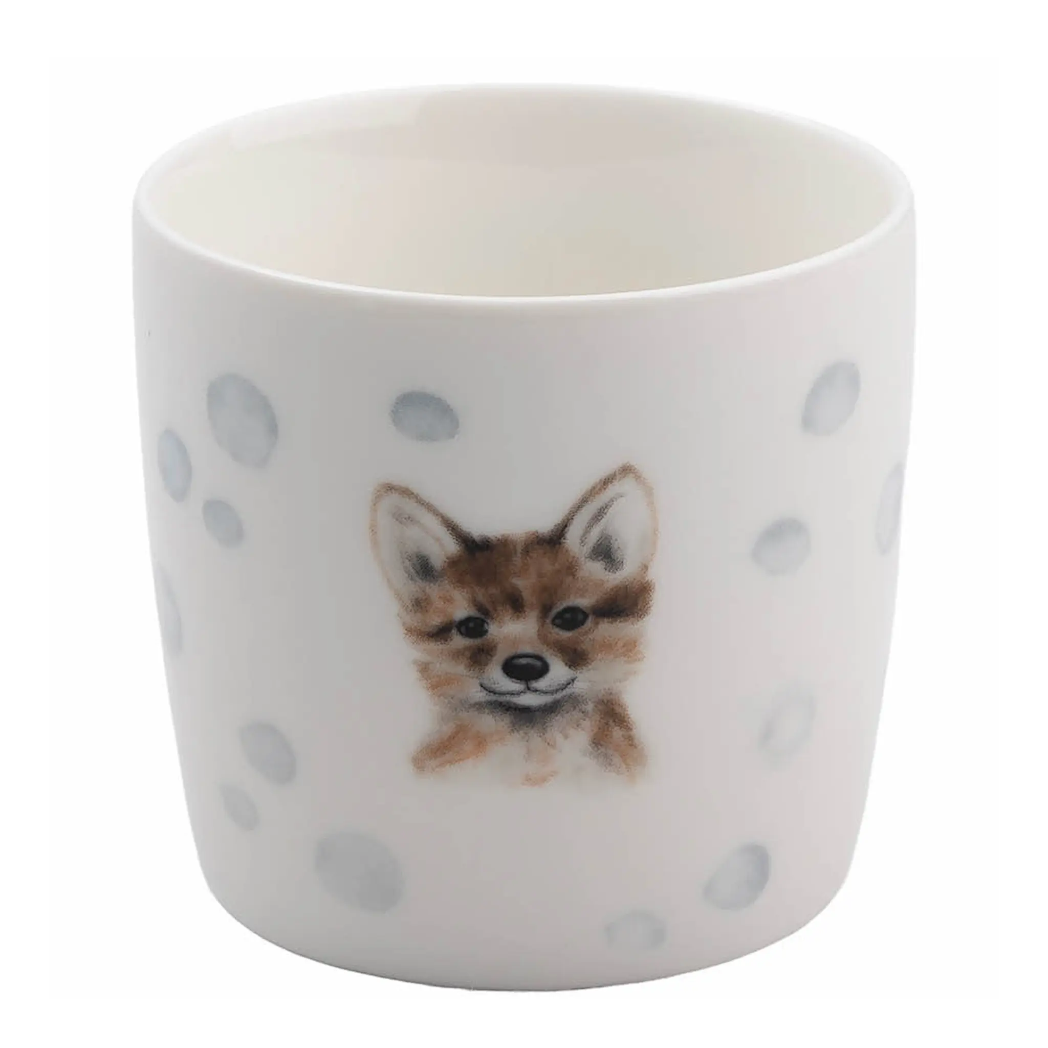 Sögne Home Barnmugg Räv 25 cl vit