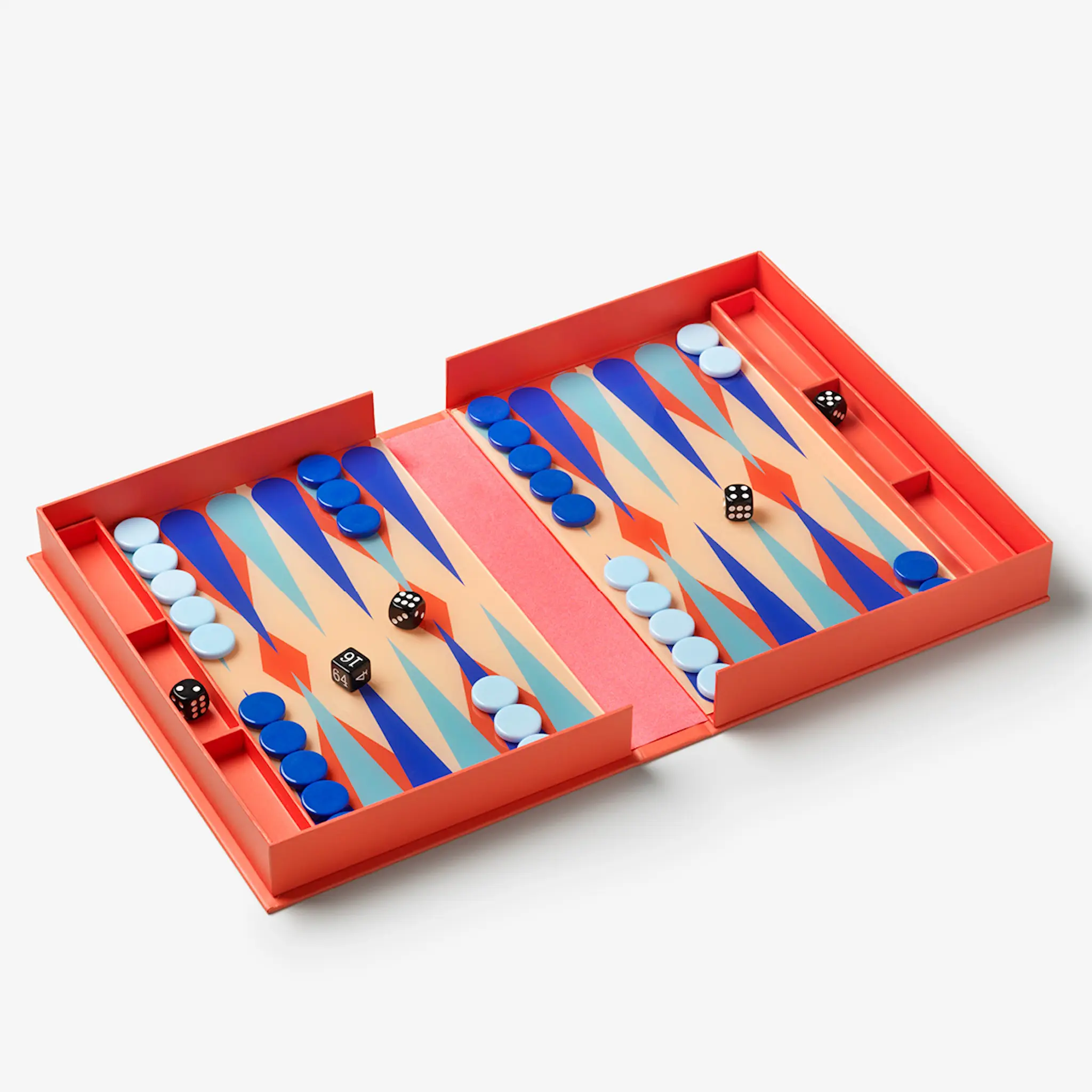 Printworks Spel Classic art of backgammon orange