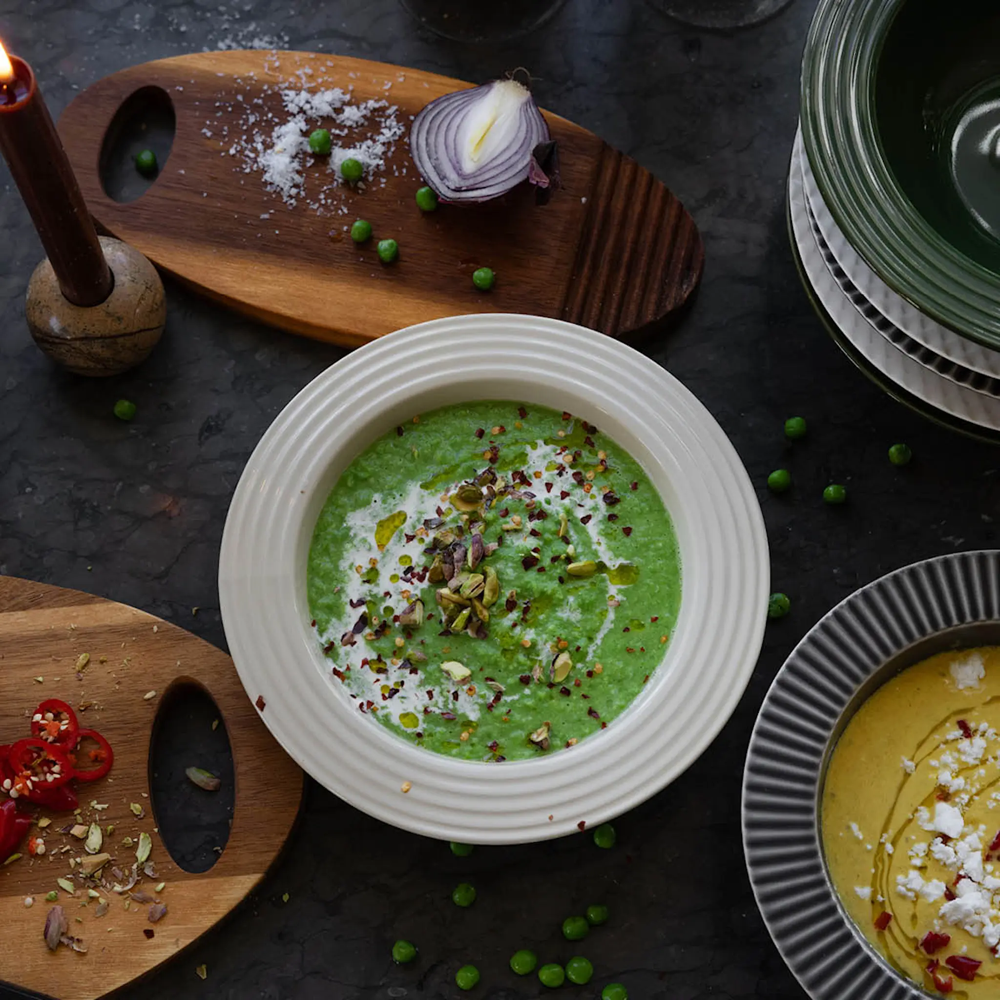 Sagaform Coffee & More dyp tallerken 22 cm hvit hover