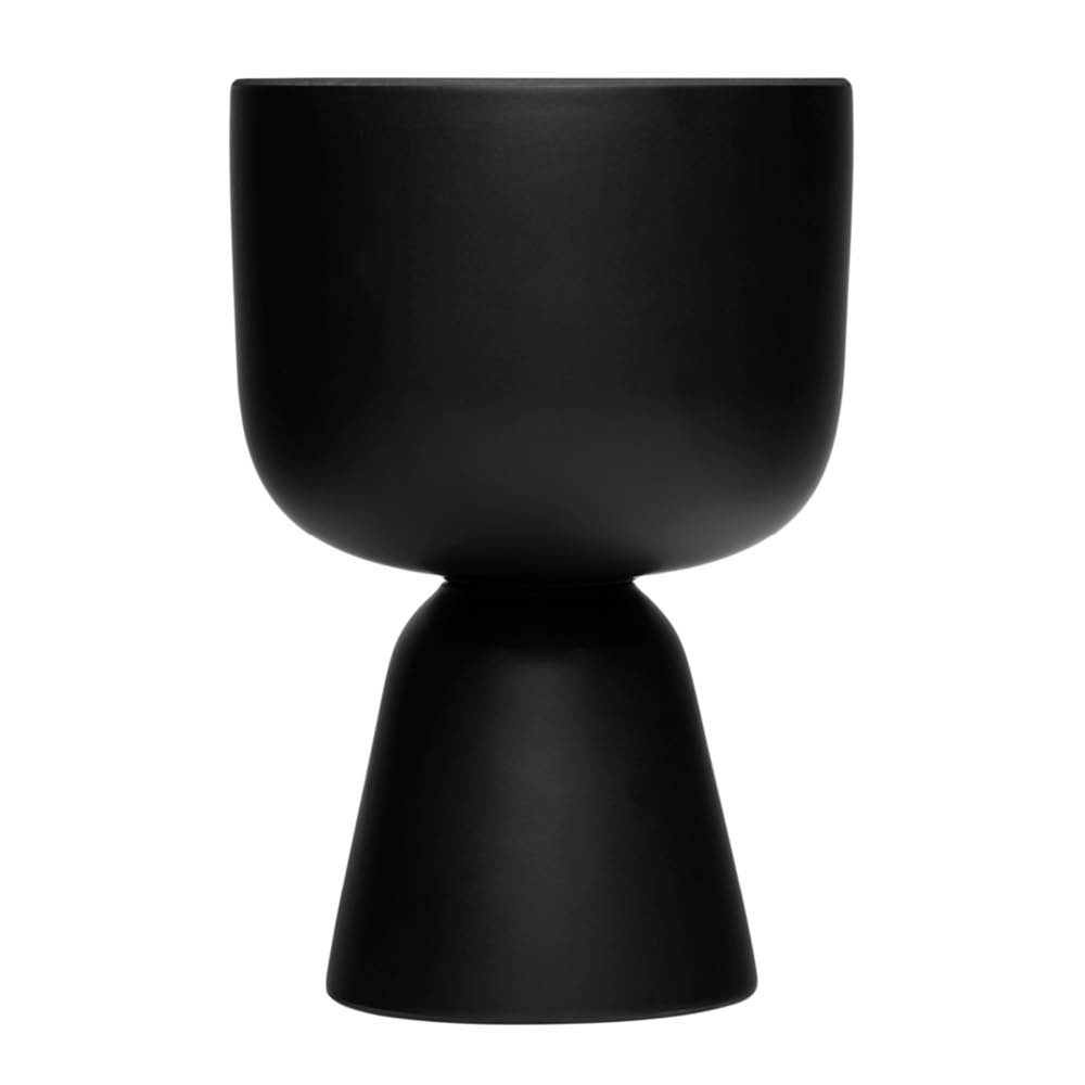 iittala - Nappula Kukkaruukku 23x15,5 cm Mattamusta