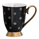 Anima Gemella Nero Mugg 28 cl Svart/Guld