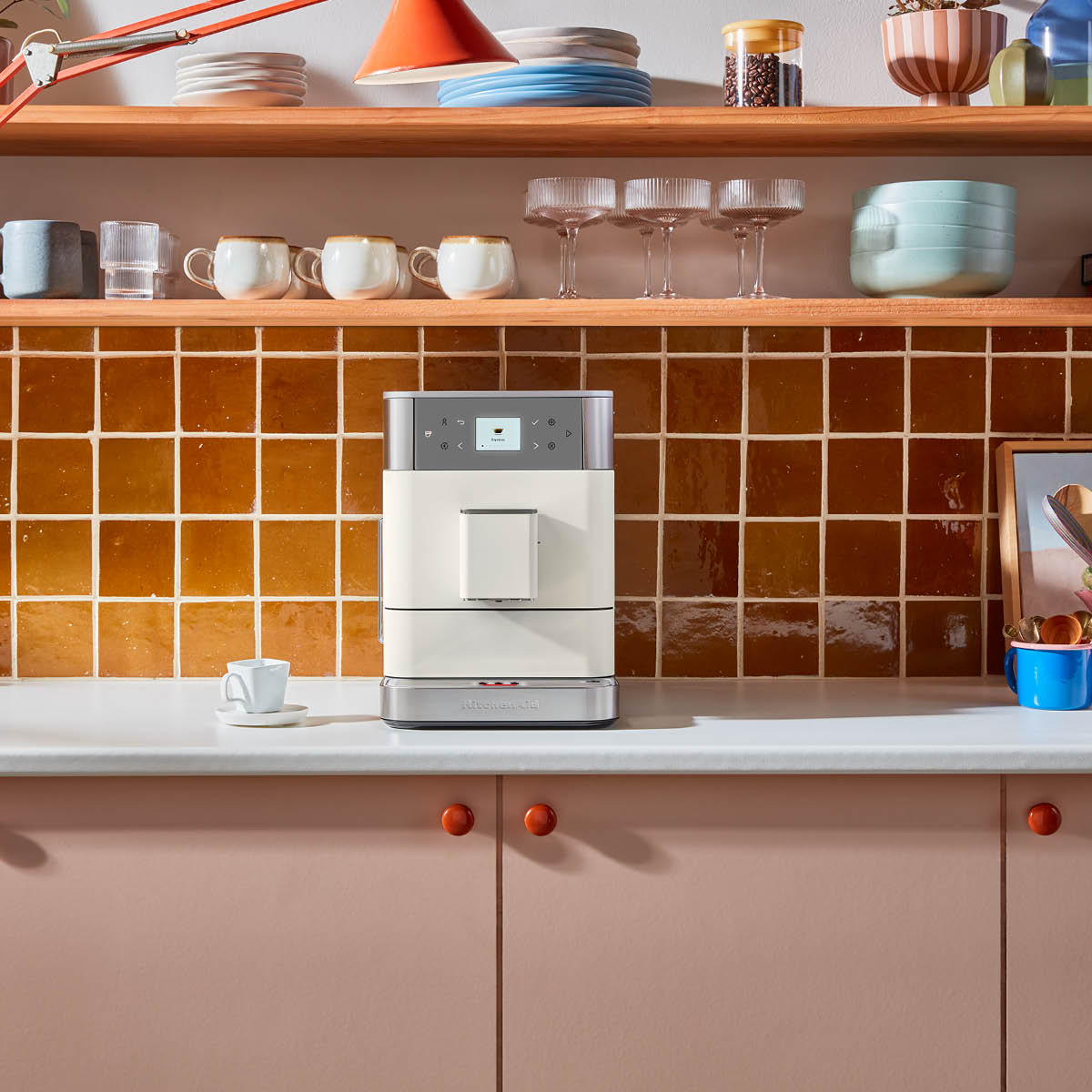 KitchenAid Espressomaskin helautomatisk KF6 porcelain