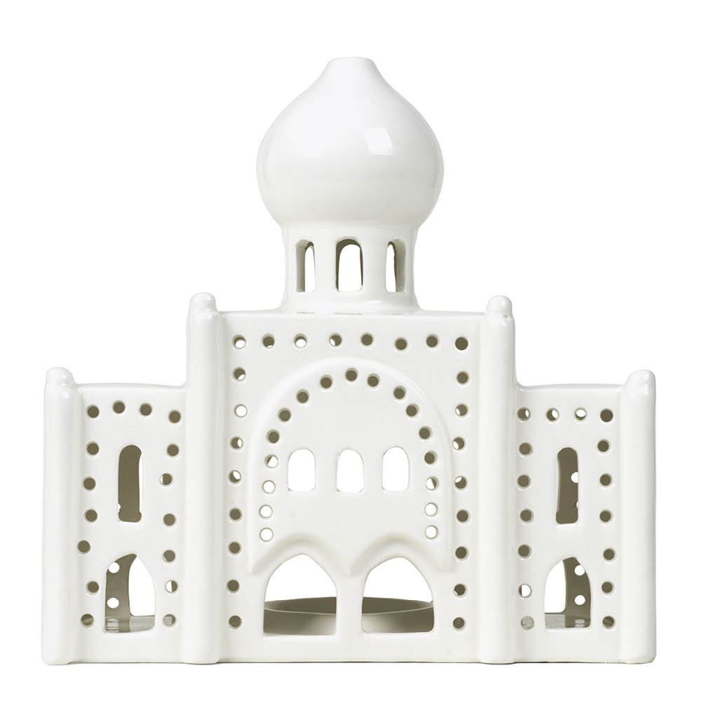 Kähler - Urbania Tivoli Kynttilätalo Nimb 17 cm Valkoinen