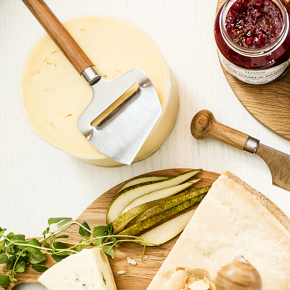 Sagaform Nature ssthyvel med integrerad ostkniv 23 cm ek