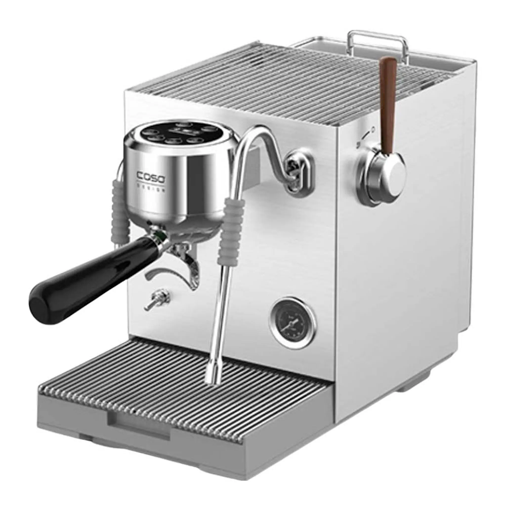 Caso Espresso Gourmet Avancerad kaffemaskin rustfritt stål