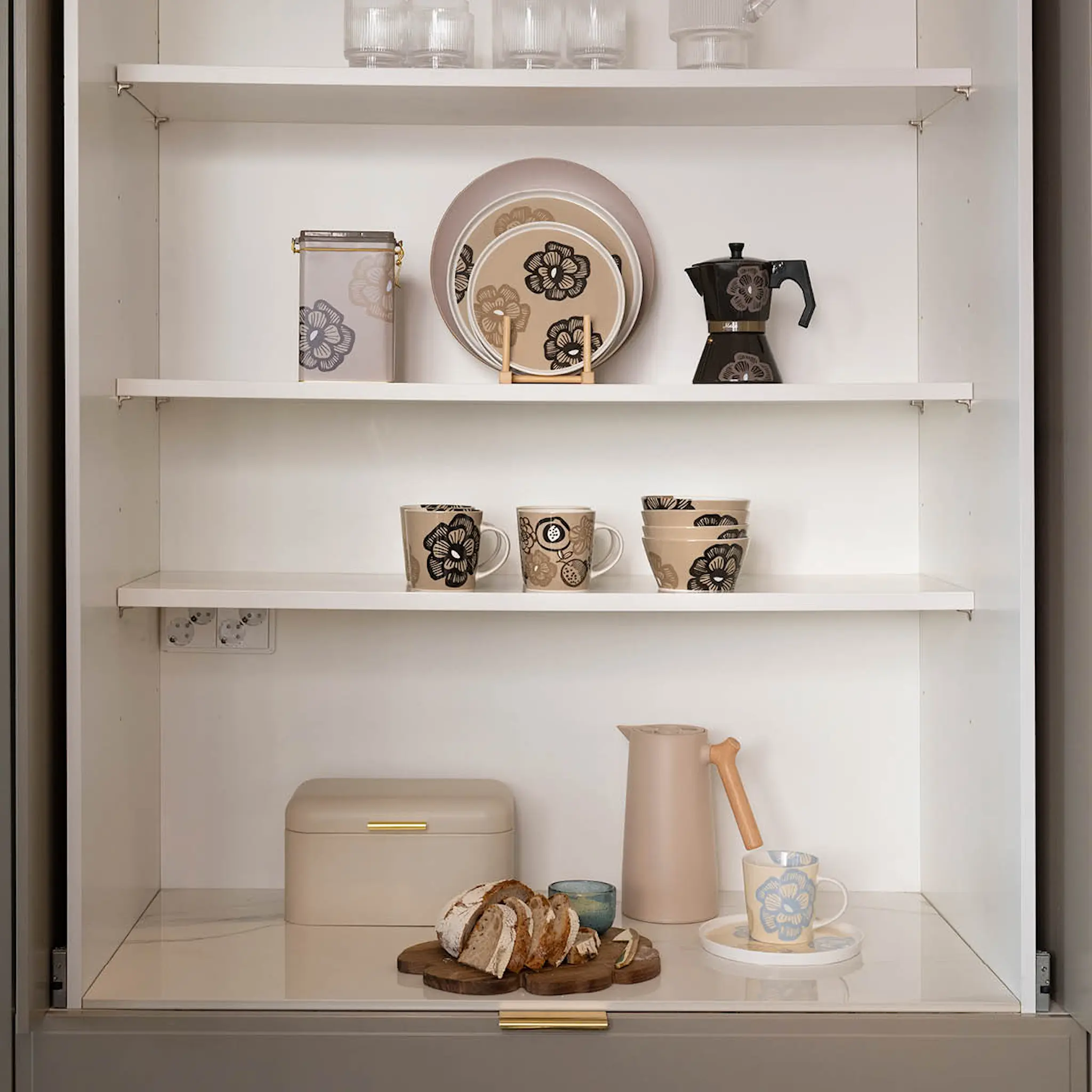 Maku Kitchen Life Brödlåda 30x19x16 cm beige