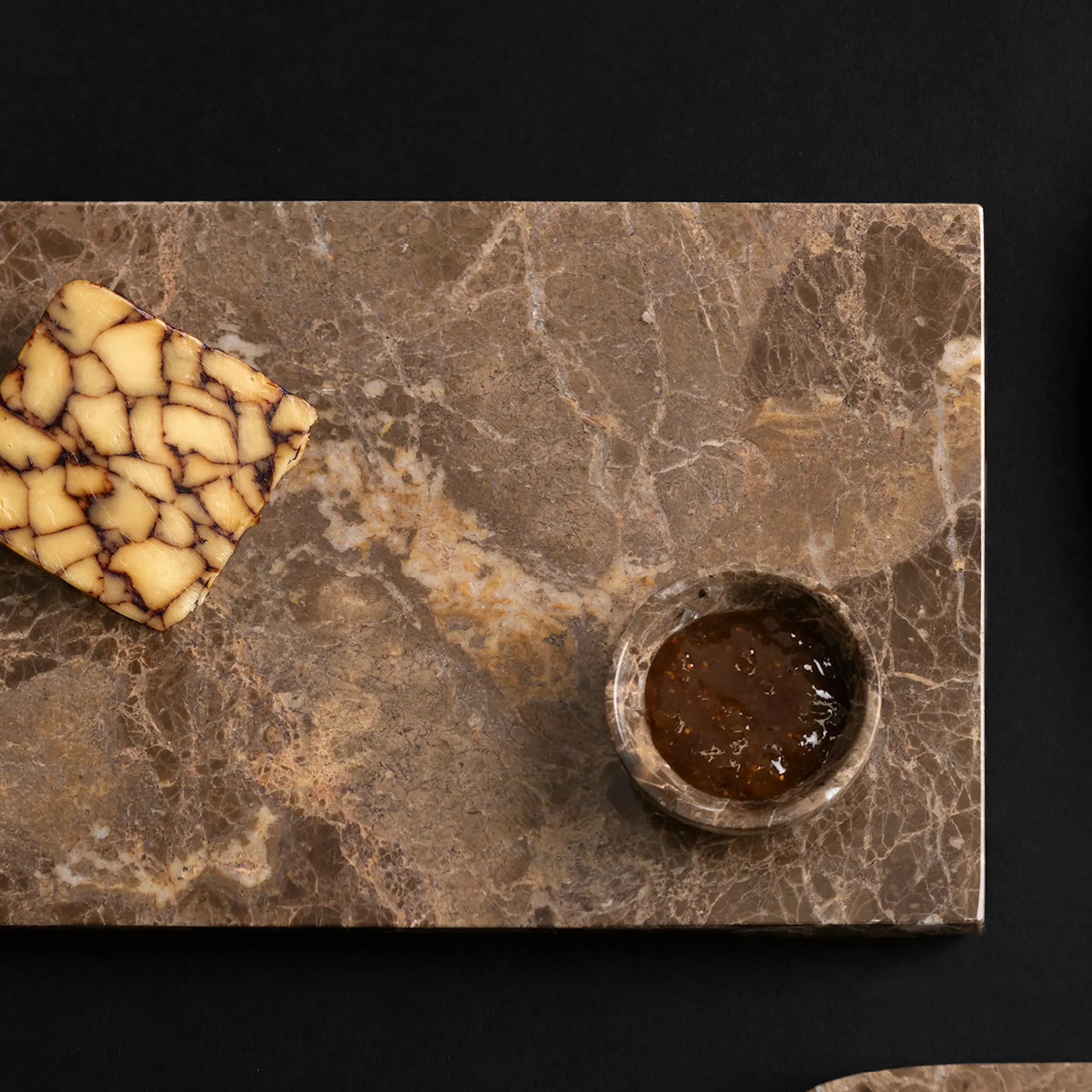 Maku Kitchen Life Mini skål marmor 7 cm brun