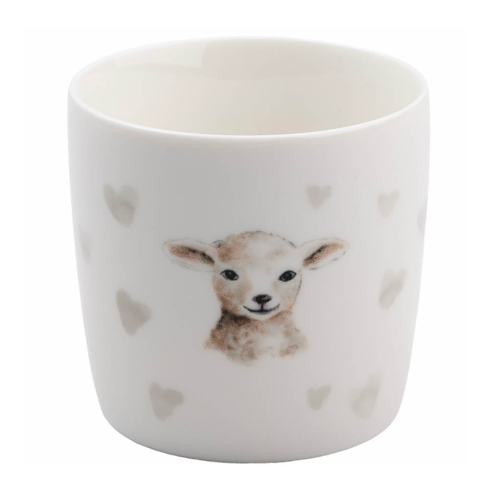 Sögne Home Barnmugg Lamm 25 cl vit