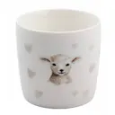 Barnmugg Lamm 25 cl vit