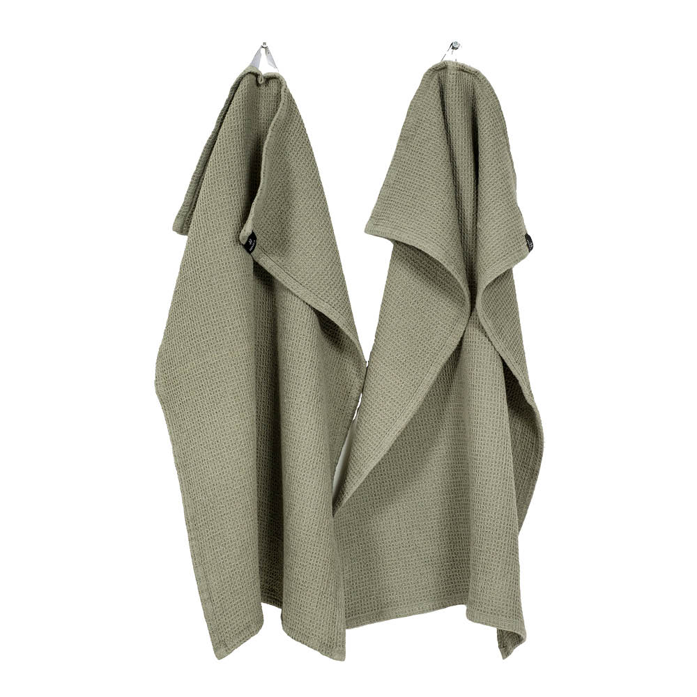 Himla Hetty kökshandduk bomull/linne 50x70 cm 2-pack sage