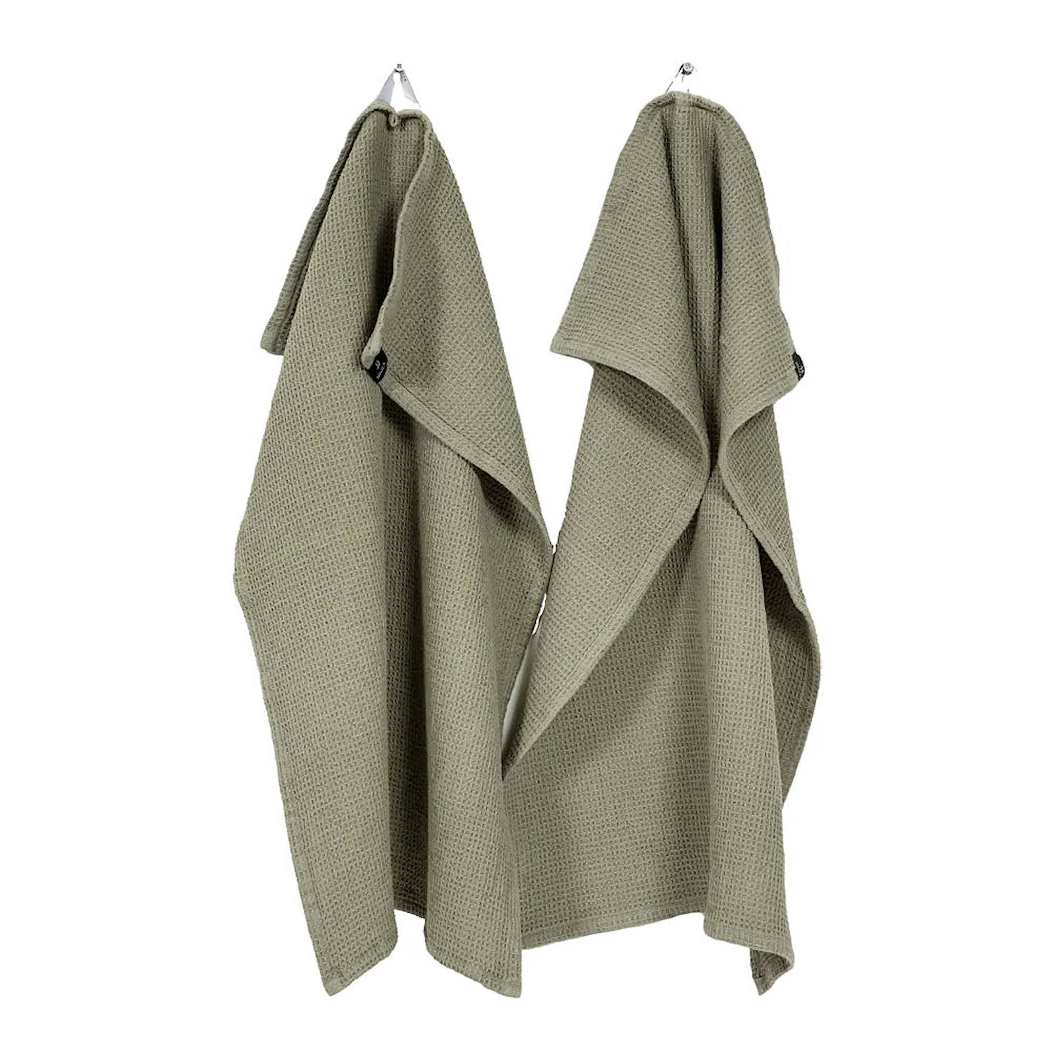 Himla Hetty kökshandduk bomull/linne 50x70 cm 2-pack sage