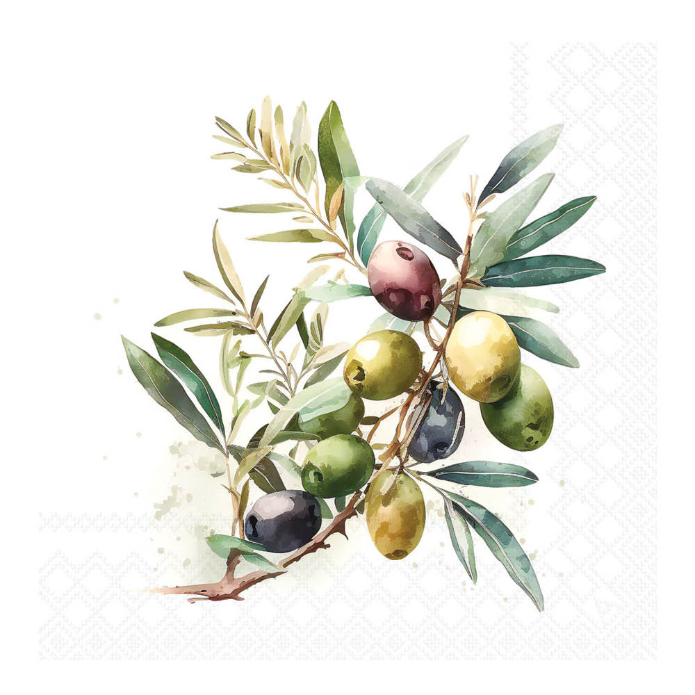 Ambiente Servett 33x33 cm 20-pack Olive Branch