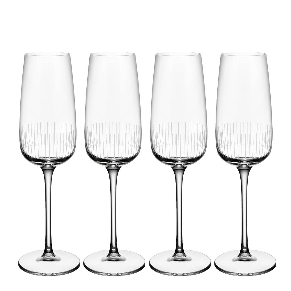 Villeroy & Boch - Afina Samppanjalasi 12 cl 4 kpl Kirkas