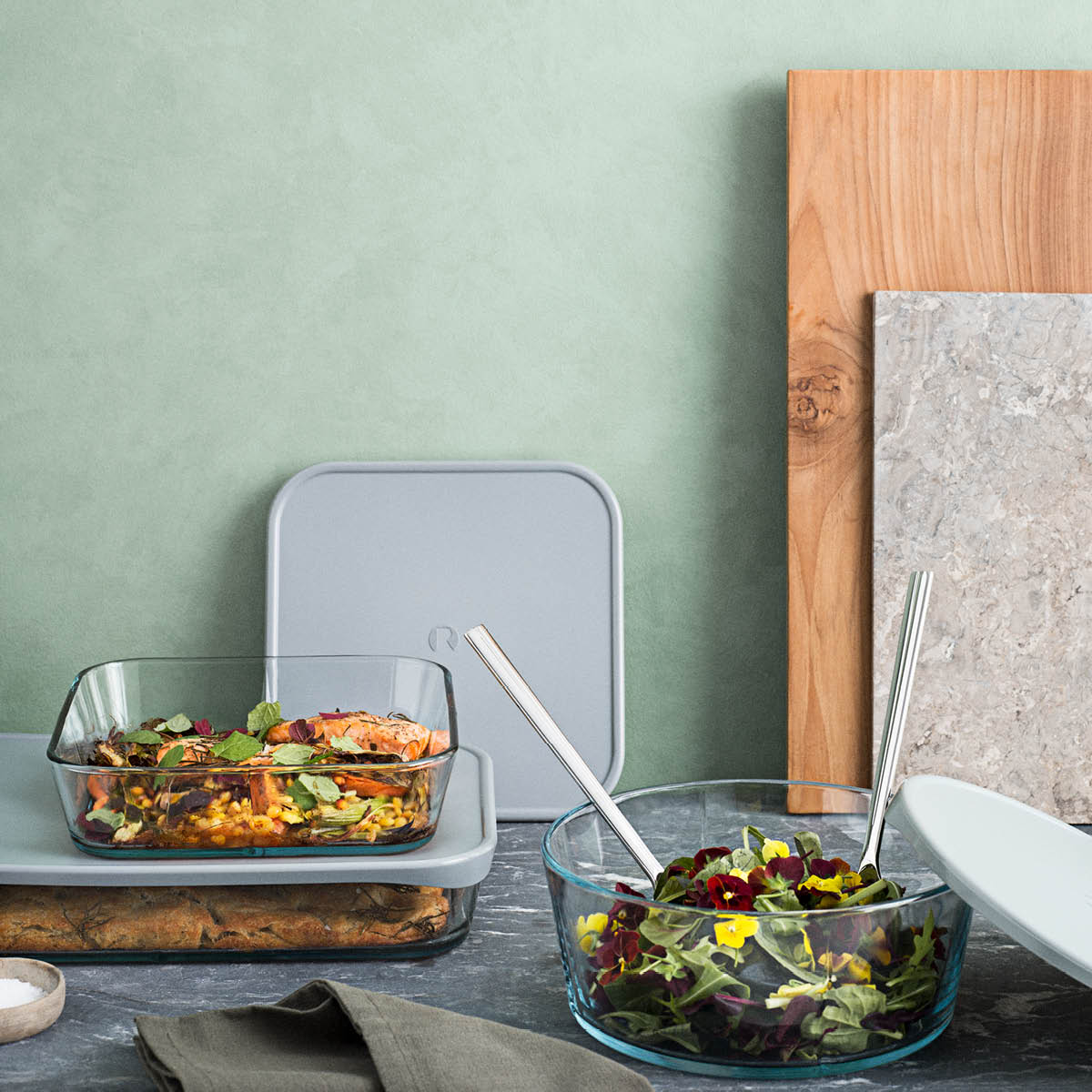 Rosendahl Grand cru Lock Till Ugnsform 24,5x24,5 cm Grå