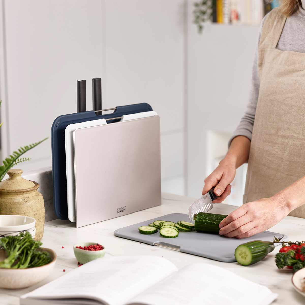 Joseph Joseph Skärbräda 35,5x33,5 cm Silver