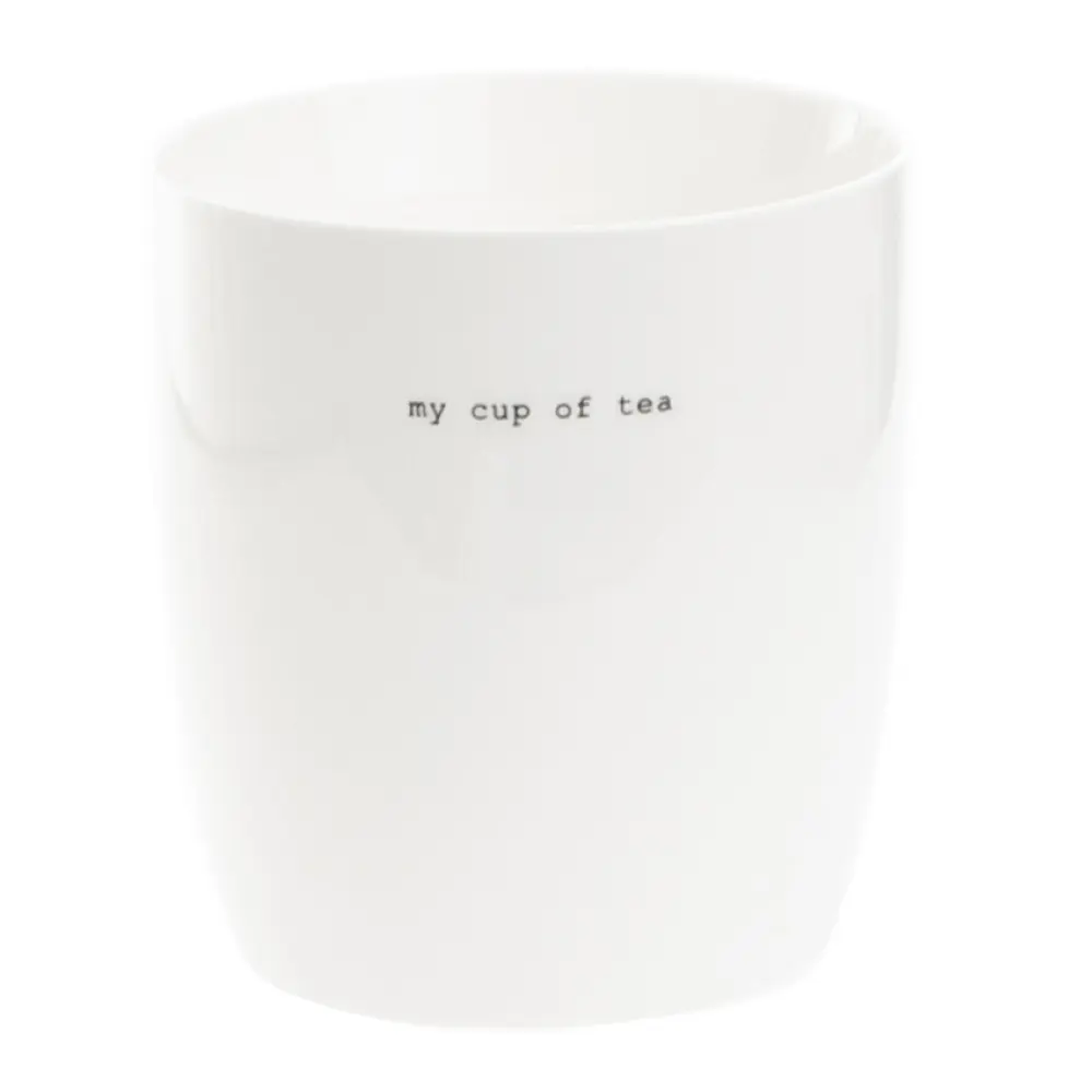 Krus big my cup of tea 45 cl hvit