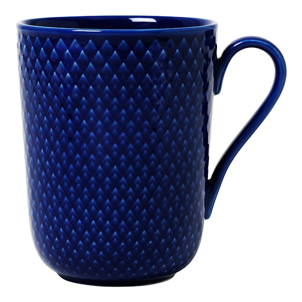 Rhombe Color Mugg m Handtag 33 cl Mörkblå