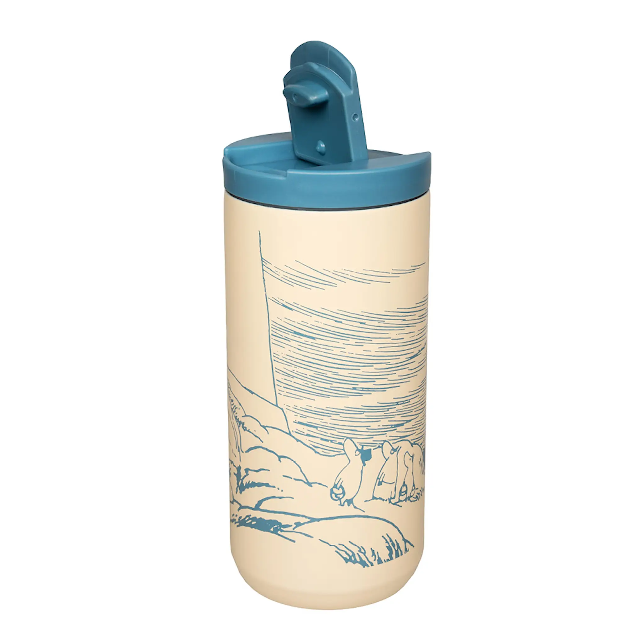 Martinex Mumin Horisont Termosmugg 45 cl Beige/Blå