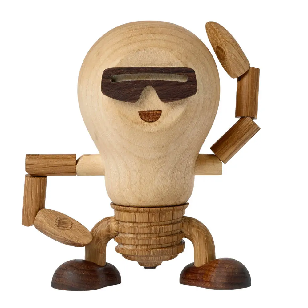 Woodies Buster Bulb Puufiguuri 9,5 cm Vaahtera