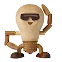 Woodies Buster Bulb trädekoration 9,5 cm lönn