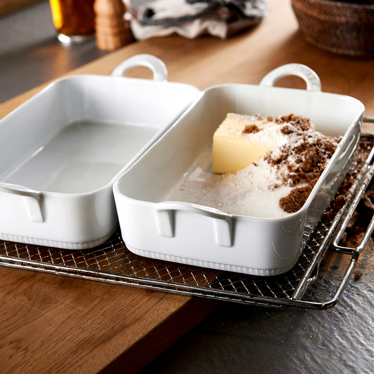 Pillivuyt Toulouse Uunivuoka 2,2 L 2 kpl Valkoinen