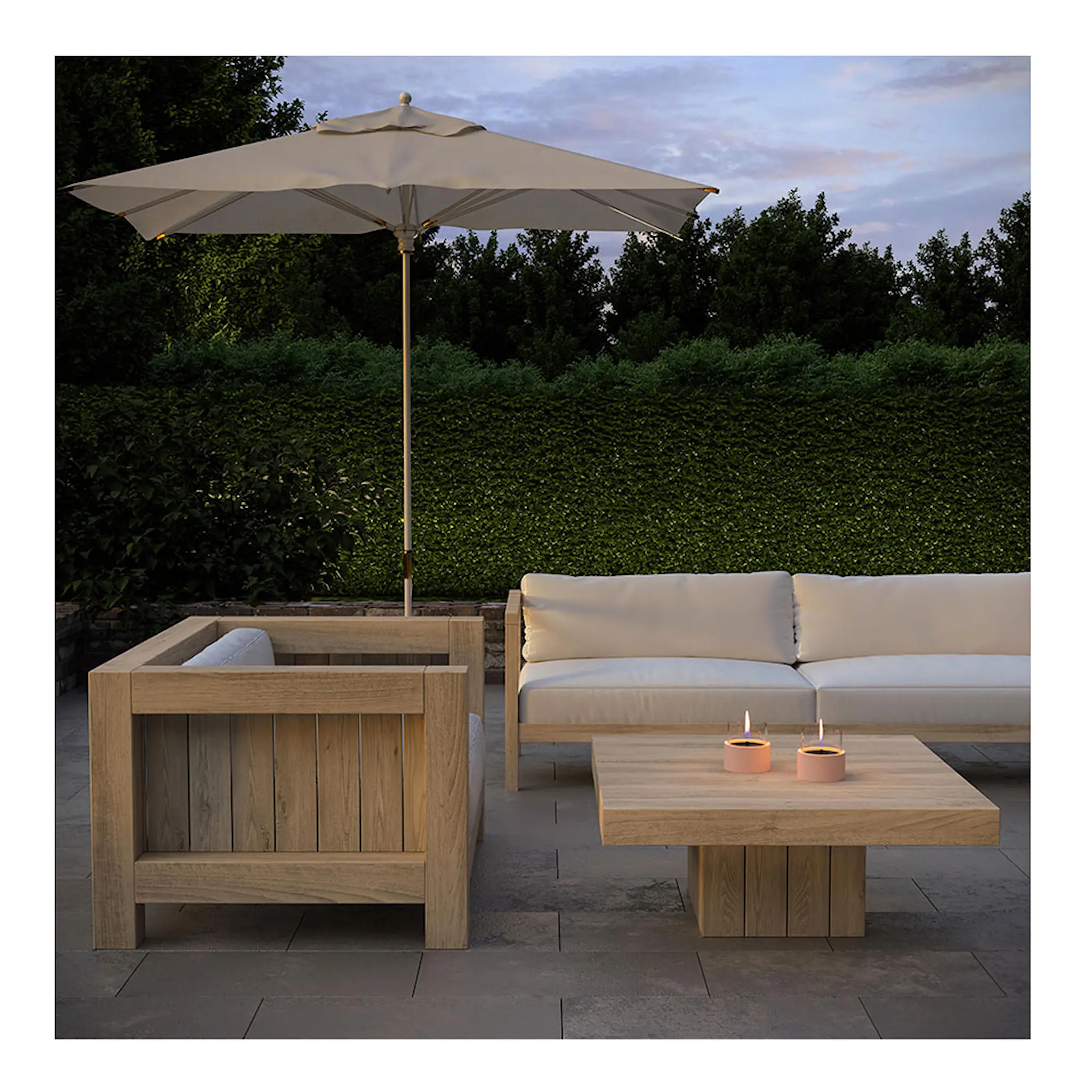 Tenderflame Breeze Lykta 2-pack Persika