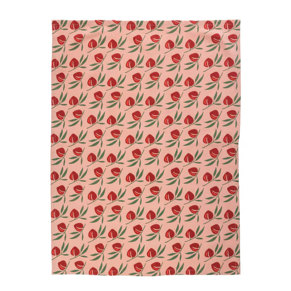 Tranquillo - Vintage Keittiöpyyhe 50x70 cm Kirsikka