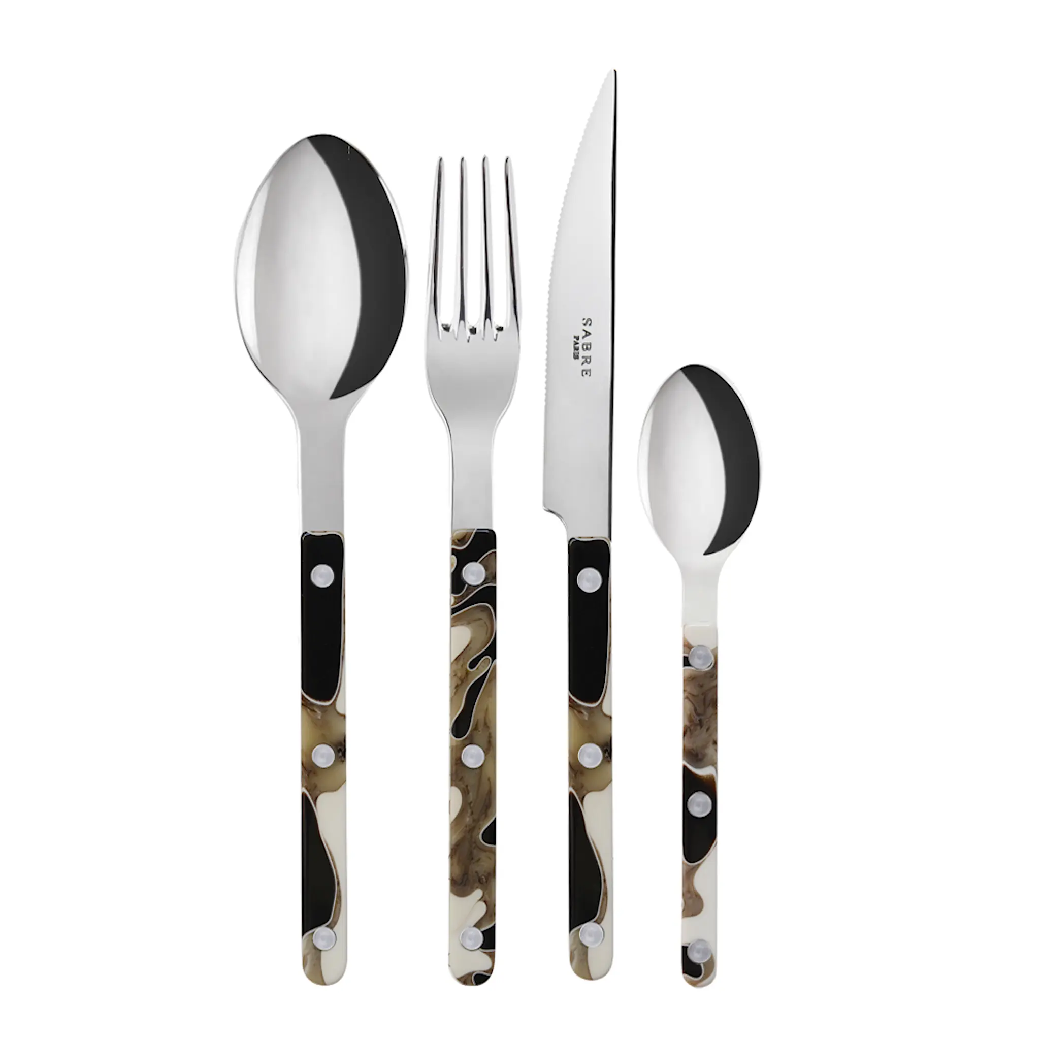 Sabre Bistrot Bestickset 24 delar Dune Black